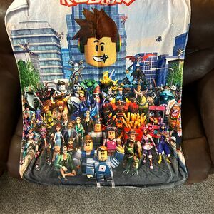 Fleece Blanket Kids Themed Video Game Cuddle soft blanket 38 x 54